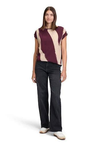 Blouses korte mouw rood Betty & Co - Image 5