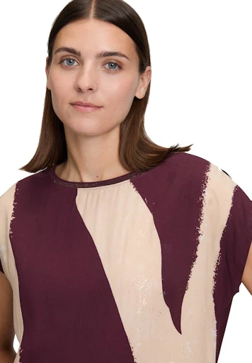 Blouses korte mouw rood Betty & Co - Image 6