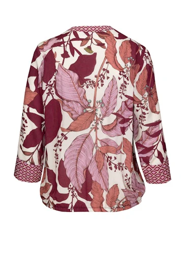 Blouses lange mouw rood Bianca - Image 5