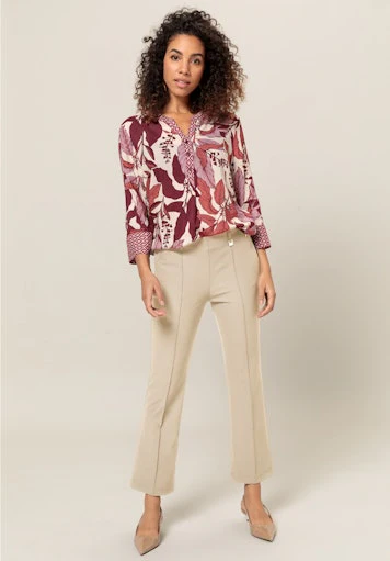 Blouses lange mouw rood Bianca - Image 6