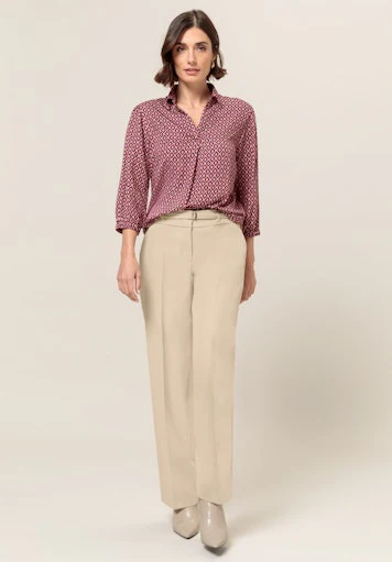 Blouses lange mouw rood Bianca - Image 6