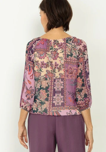 Blouses lange mouw rood Bianca - Image 2