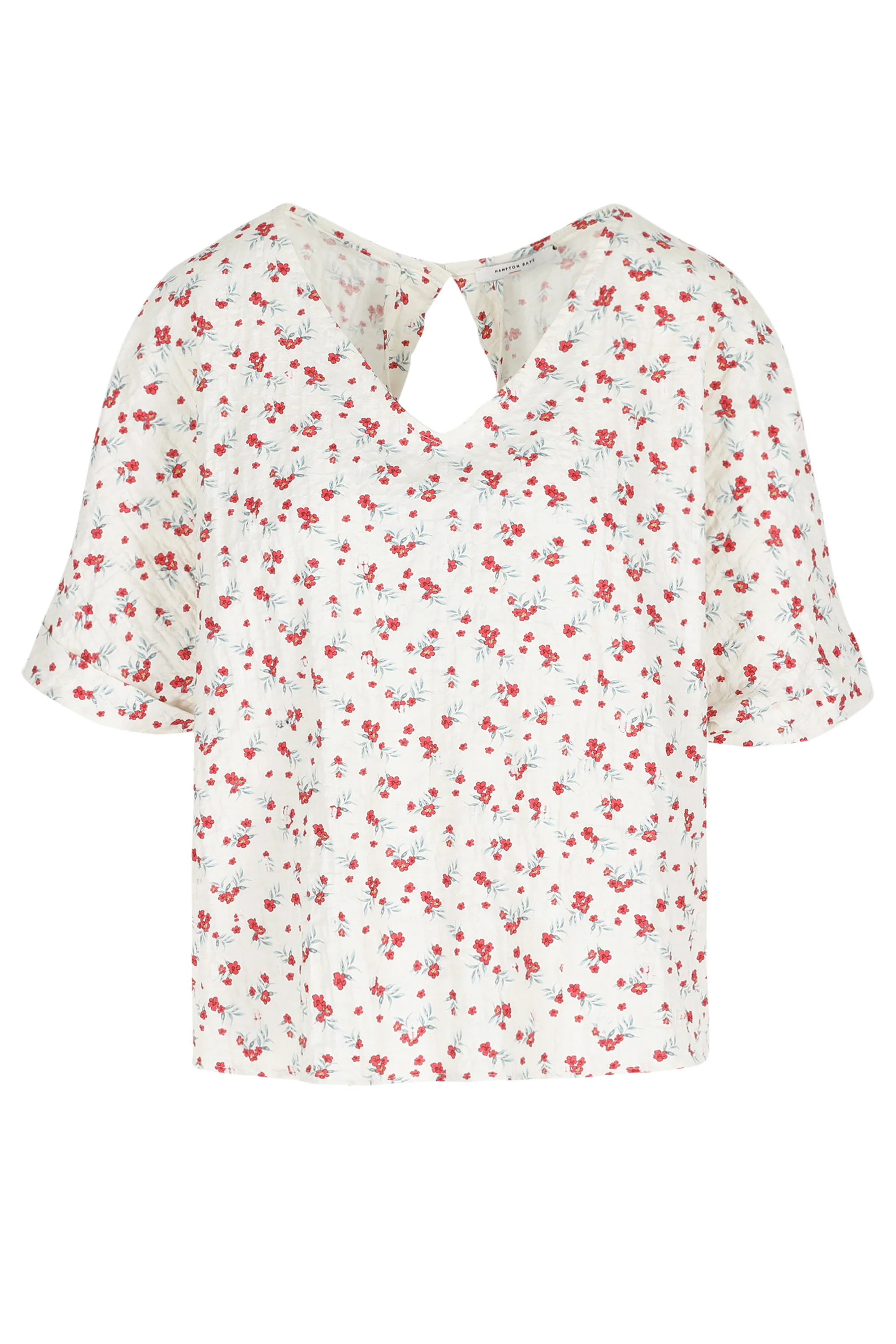 Blouses korte mouw rood Hampton Bays