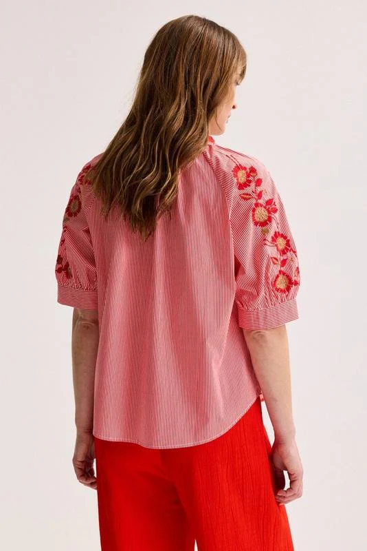 Blouses korte mouw rood Mayerline - Image 5