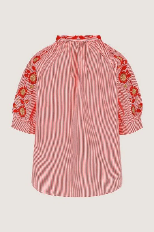 Blouses korte mouw rood Mayerline - Image 7