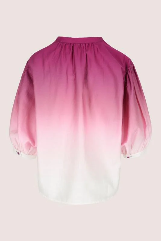 Blouses korte mouw roze Améline - Image 2