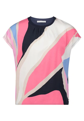 Blouses korte mouw roze Betty & Co