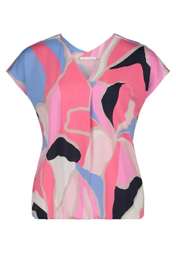 Blouses korte mouw roze Betty & Co