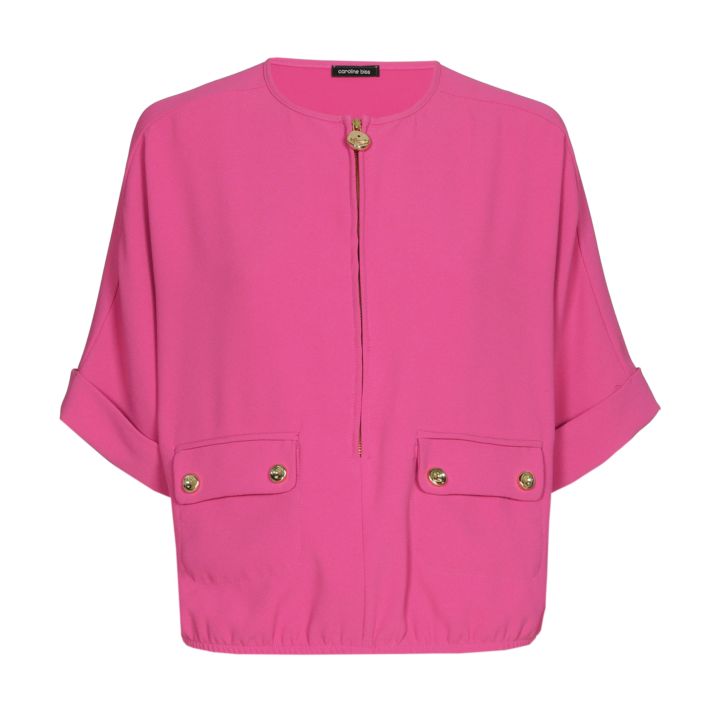 Blouses korte mouw roze Caroline Biss - Image 2