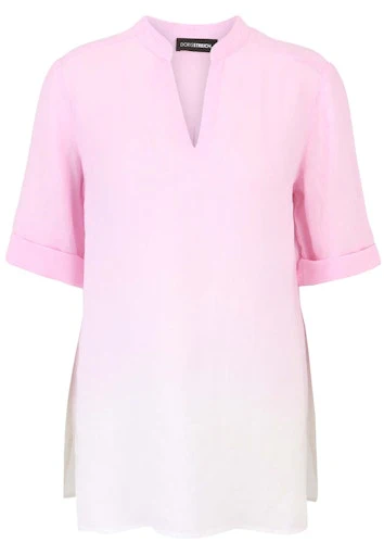 Blouses korte mouw roze Doris Streich