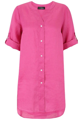 Blouses korte mouw roze Doris Streich