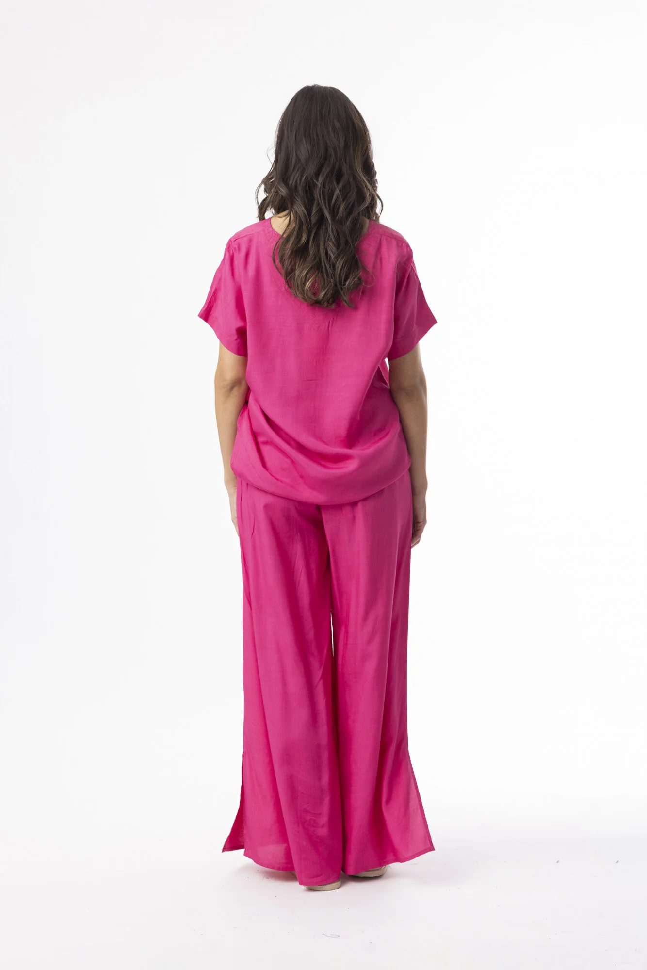 Blouses korte mouw roze Escape - Image 3