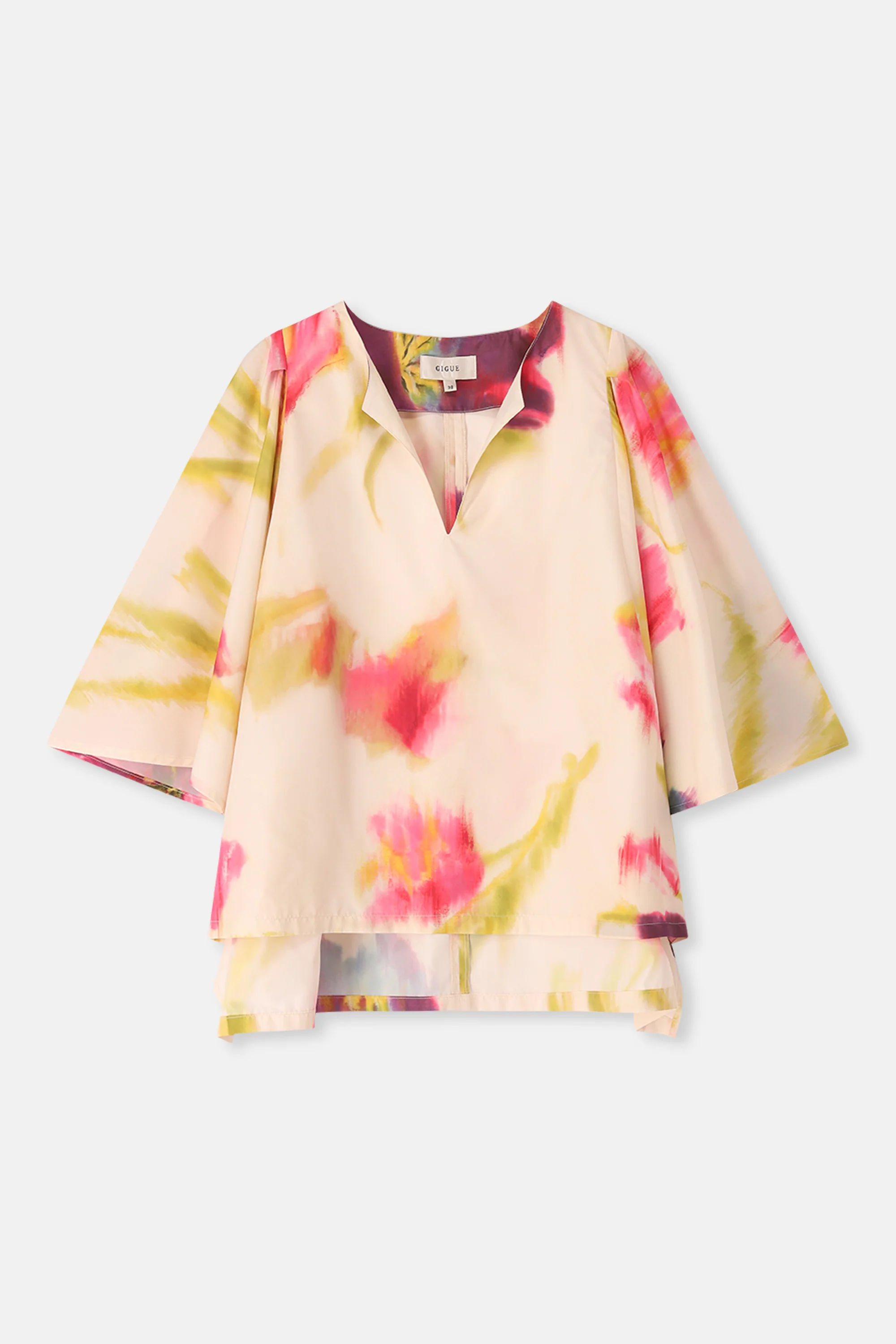 Blouses korte mouw beige Gigue - Image 5