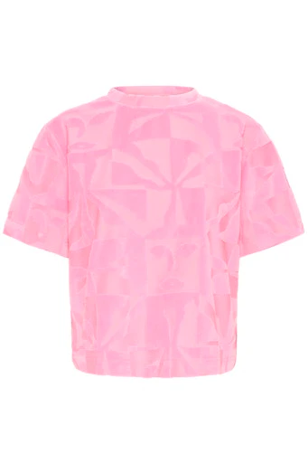 Blouses korte mouw roze ICHI