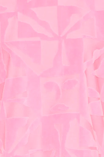 Blouses korte mouw roze ICHI - Image 3