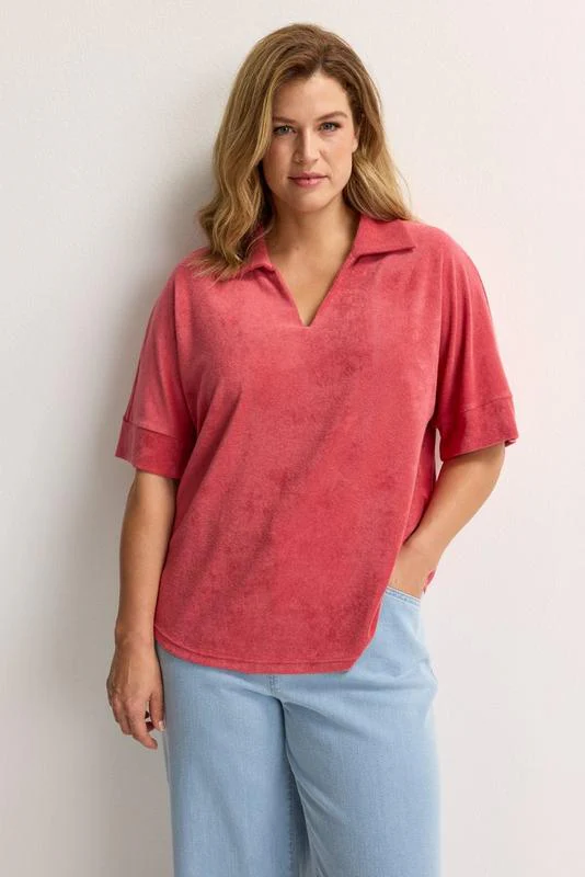 Blouses korte mouw roze Mayerline