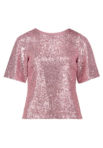 Blouses korte mouw roze Vera Mont