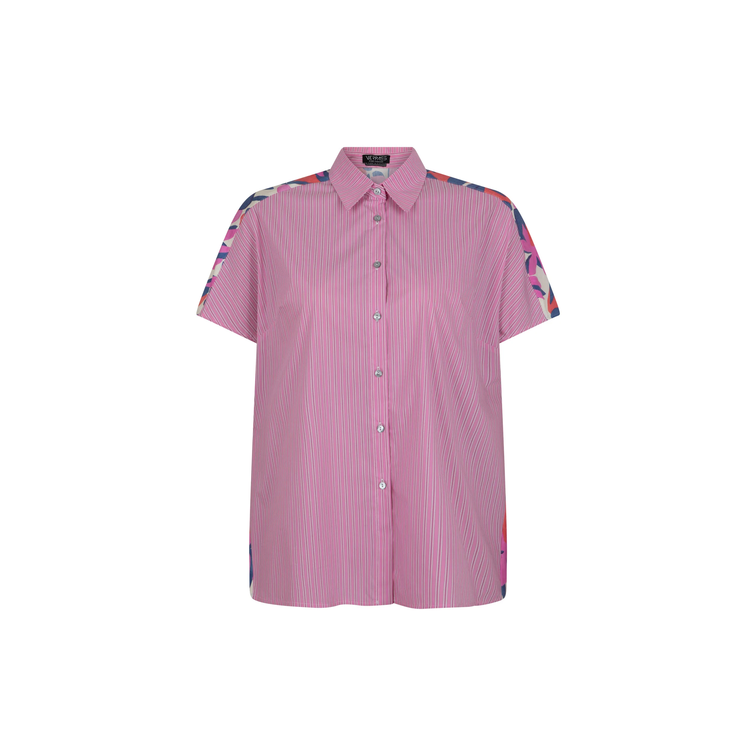 Blouses korte mouw roze Verpass