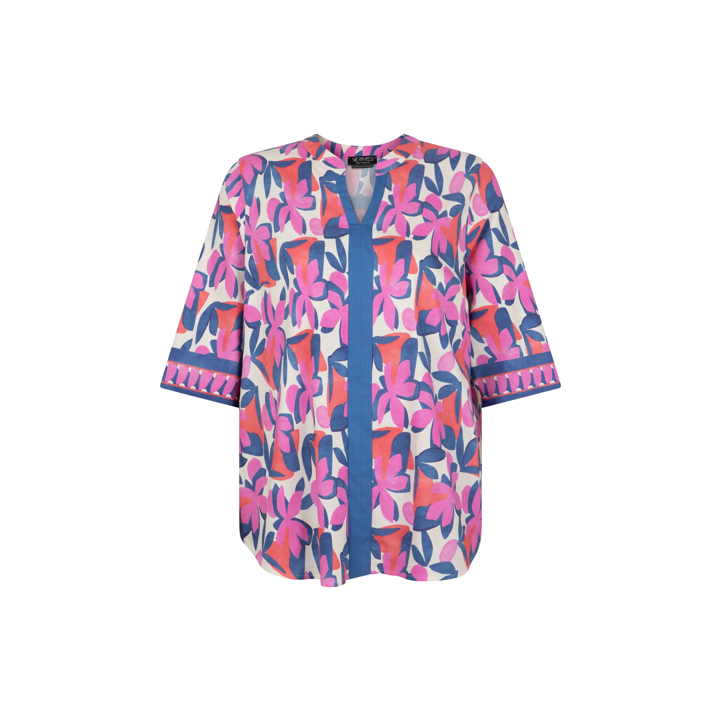 Blouses korte mouw roze Verpass