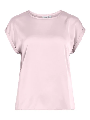Blouses korte mouw roze VILA