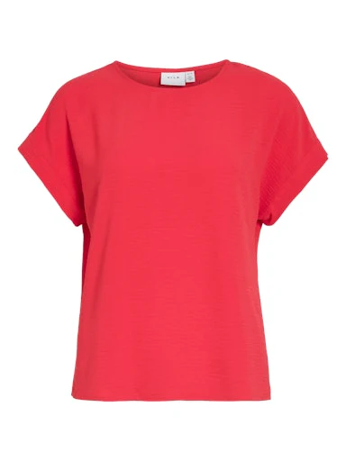 Blouses korte mouw roze VILA