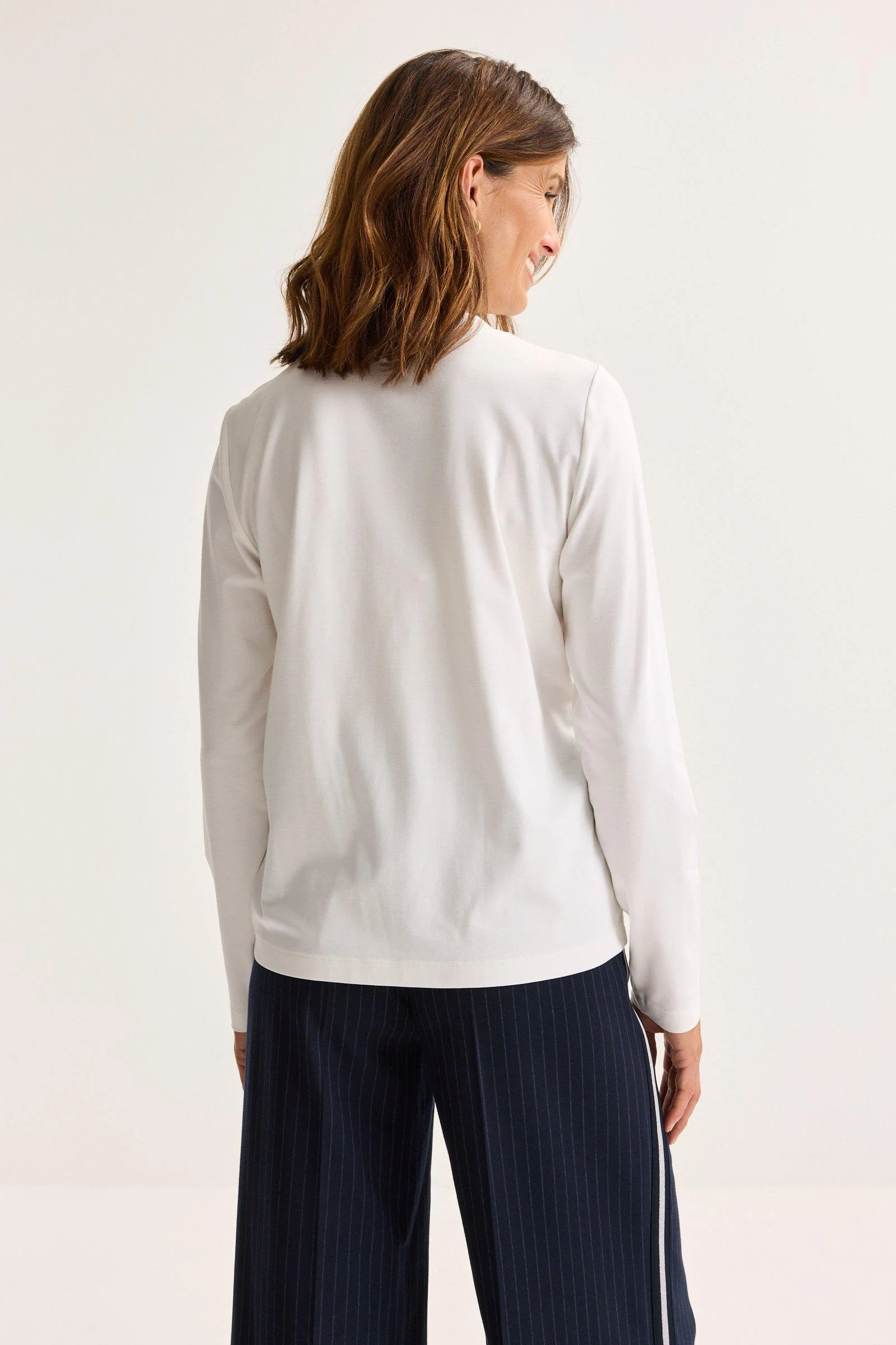 Blouses lange mouw wit Améline - Image 2