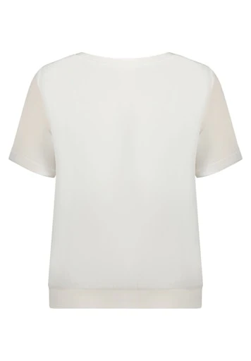 Blouses korte mouw wit Betty & Co - Image 2