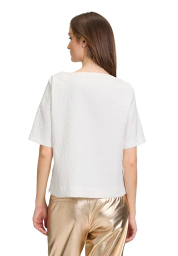 Blouses korte mouw wit Betty & Co - Image 4