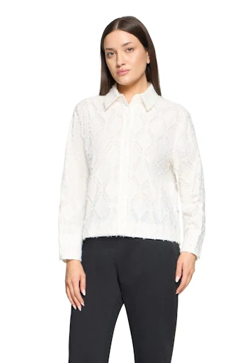 Blouses korte mouw wit Betty & Co - Image 3