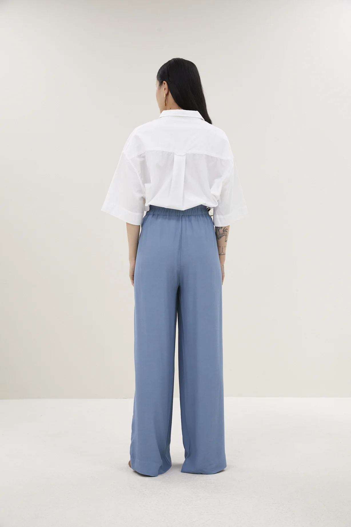 Blouses korte mouw wit by-bar - Image 2
