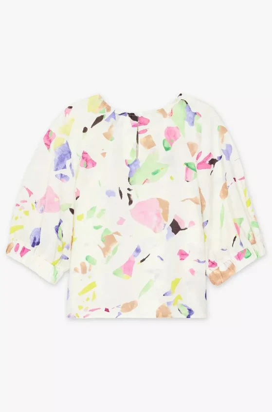 Blouses korte mouw wit CKS - Image 3