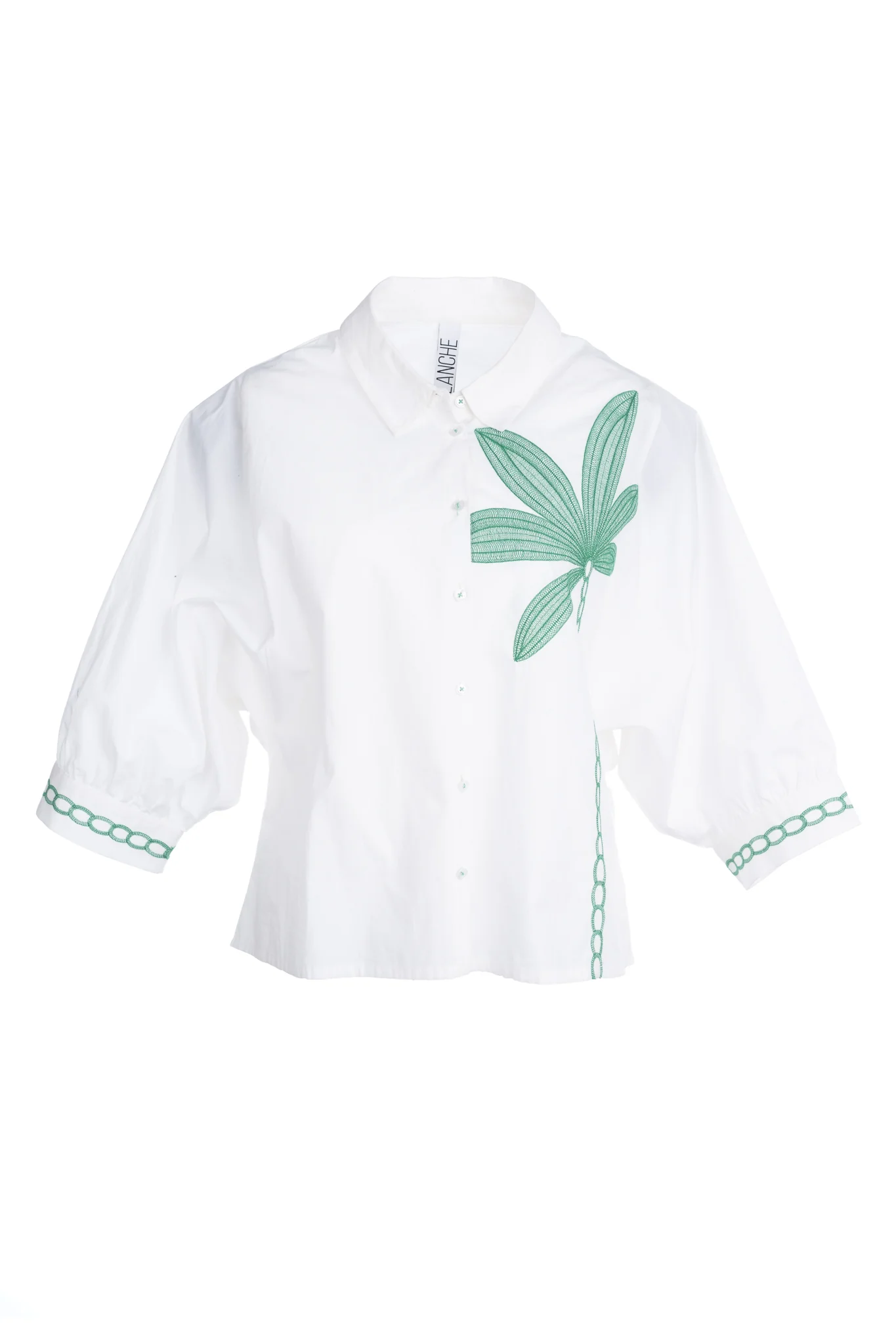 Blouses korte mouw wit Dame Blanche