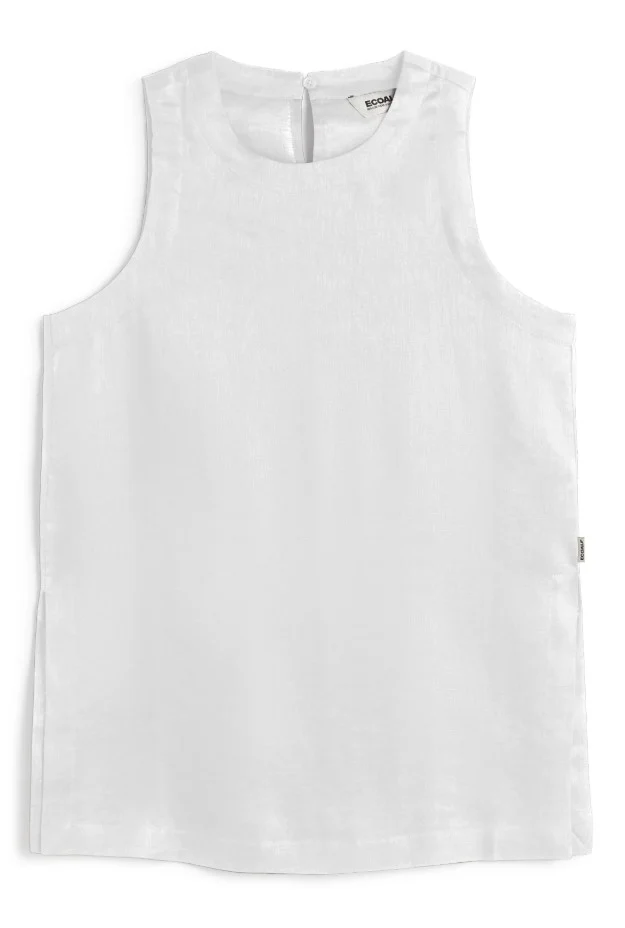 Blouses korte mouw wit ECOALF - Image 3