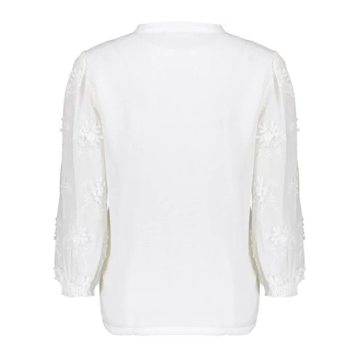 Blouses lange mouw wit Geisha - Image 4