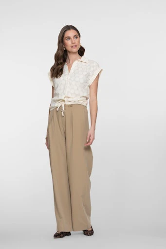 Blouses korte mouw wit Geisha - Image 7