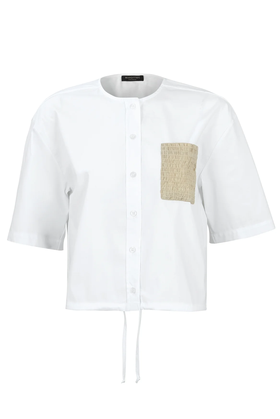 Blouses korte mouw wit Margittes - Image 2