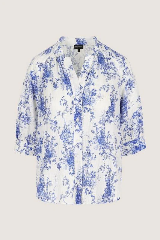Blouses korte mouw wit Mayerline - Image 3