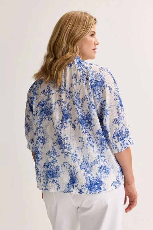 Blouses korte mouw wit Mayerline - Image 5