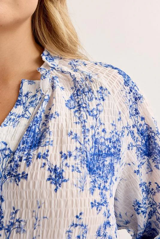 Blouses korte mouw wit Mayerline - Image 6