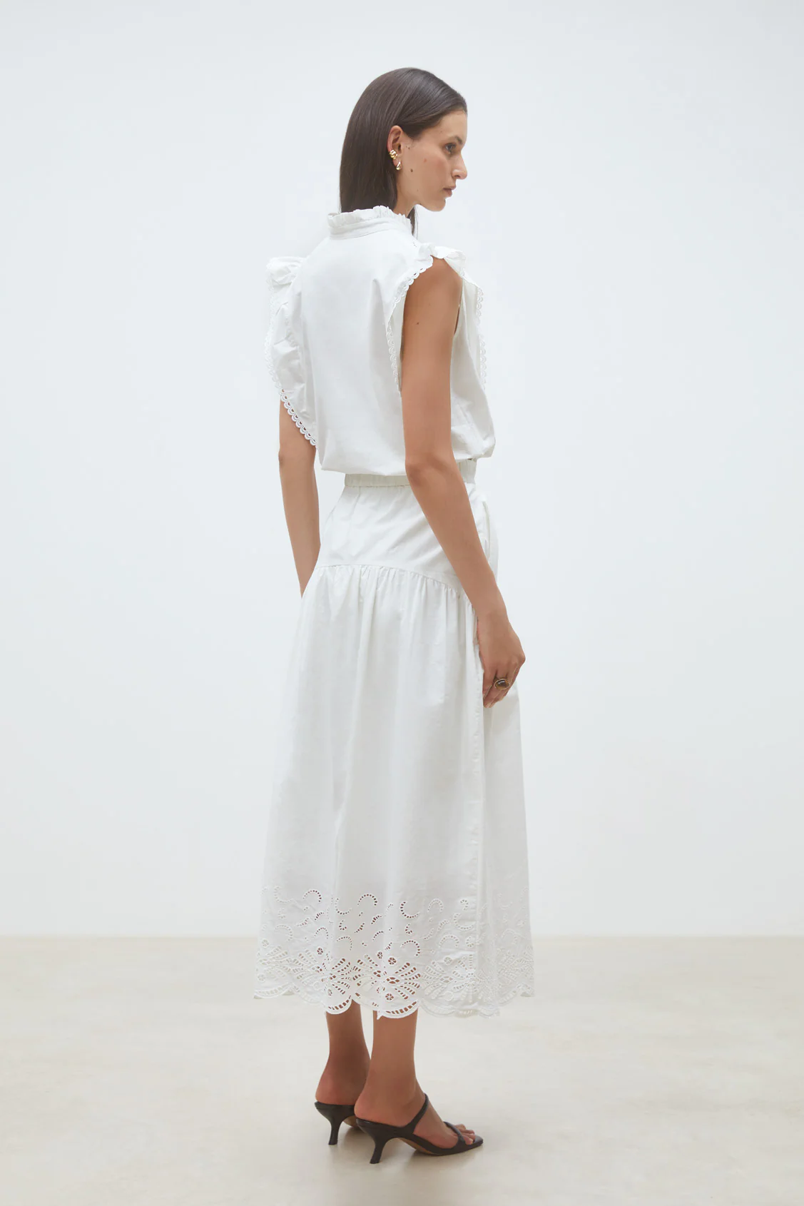 Blouses korte mouw wit Suncoo Paris - Image 3
