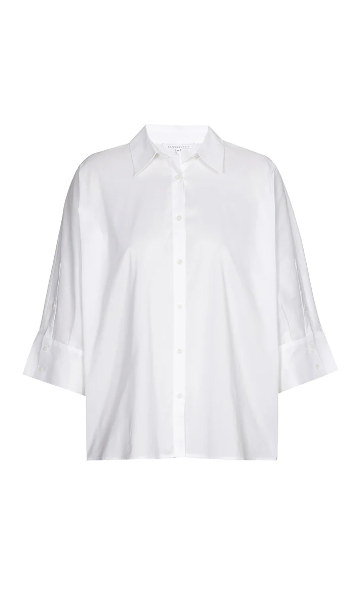 Blouses korte mouw wit Xandres Gold