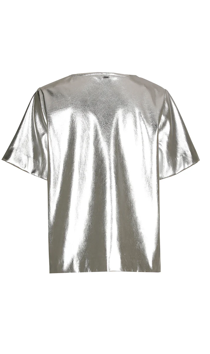 Blouses korte mouw zilver Xandres - Image 2