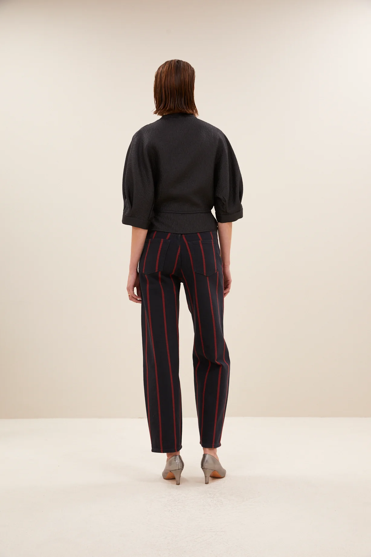 Blouses korte mouw zwart by-bar - Image 3