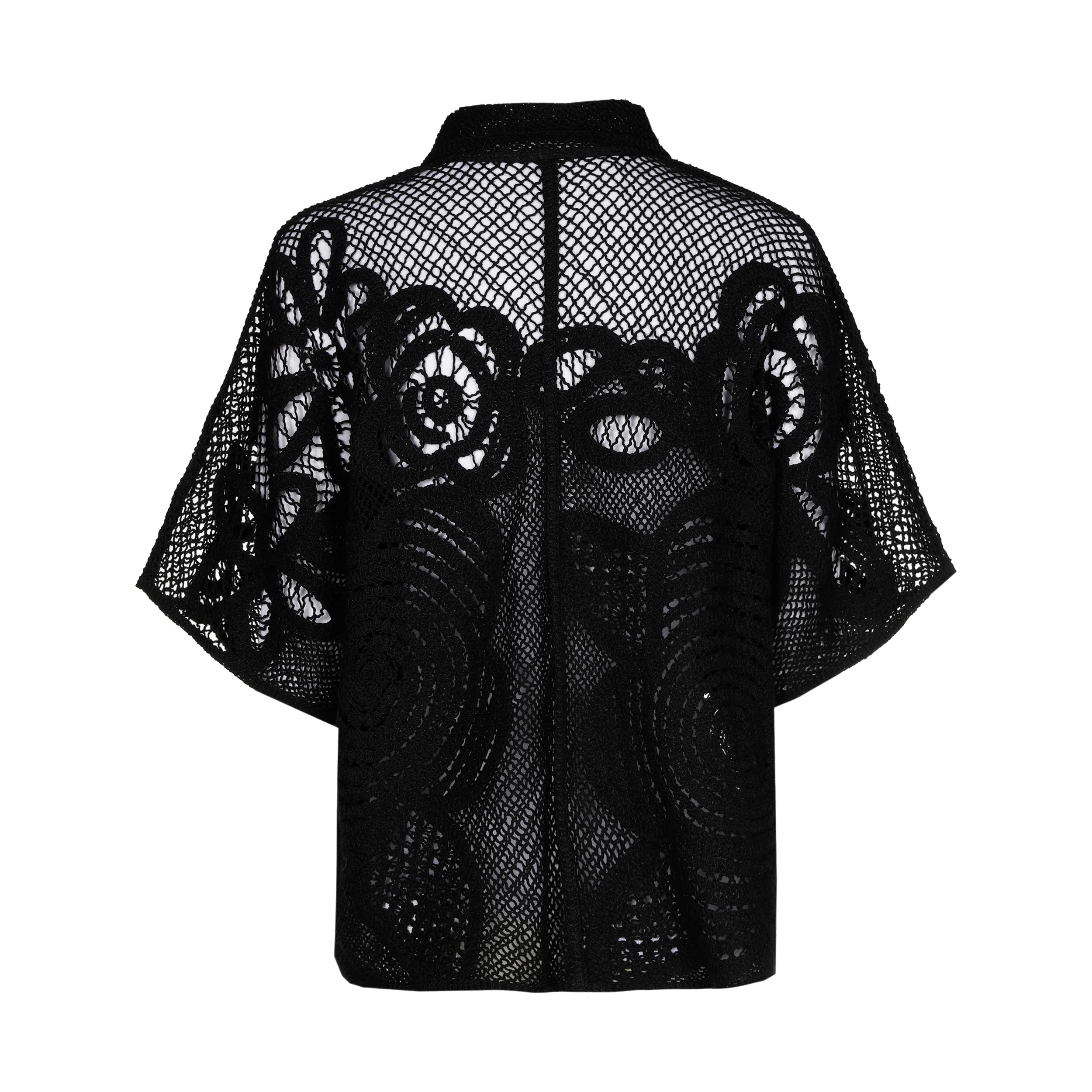 Blouses korte mouw zwart Caroline Biss - Image 2