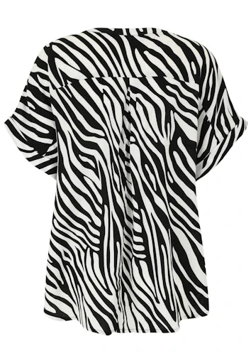 Blouses korte mouw zwart Doris Streich - Image 2