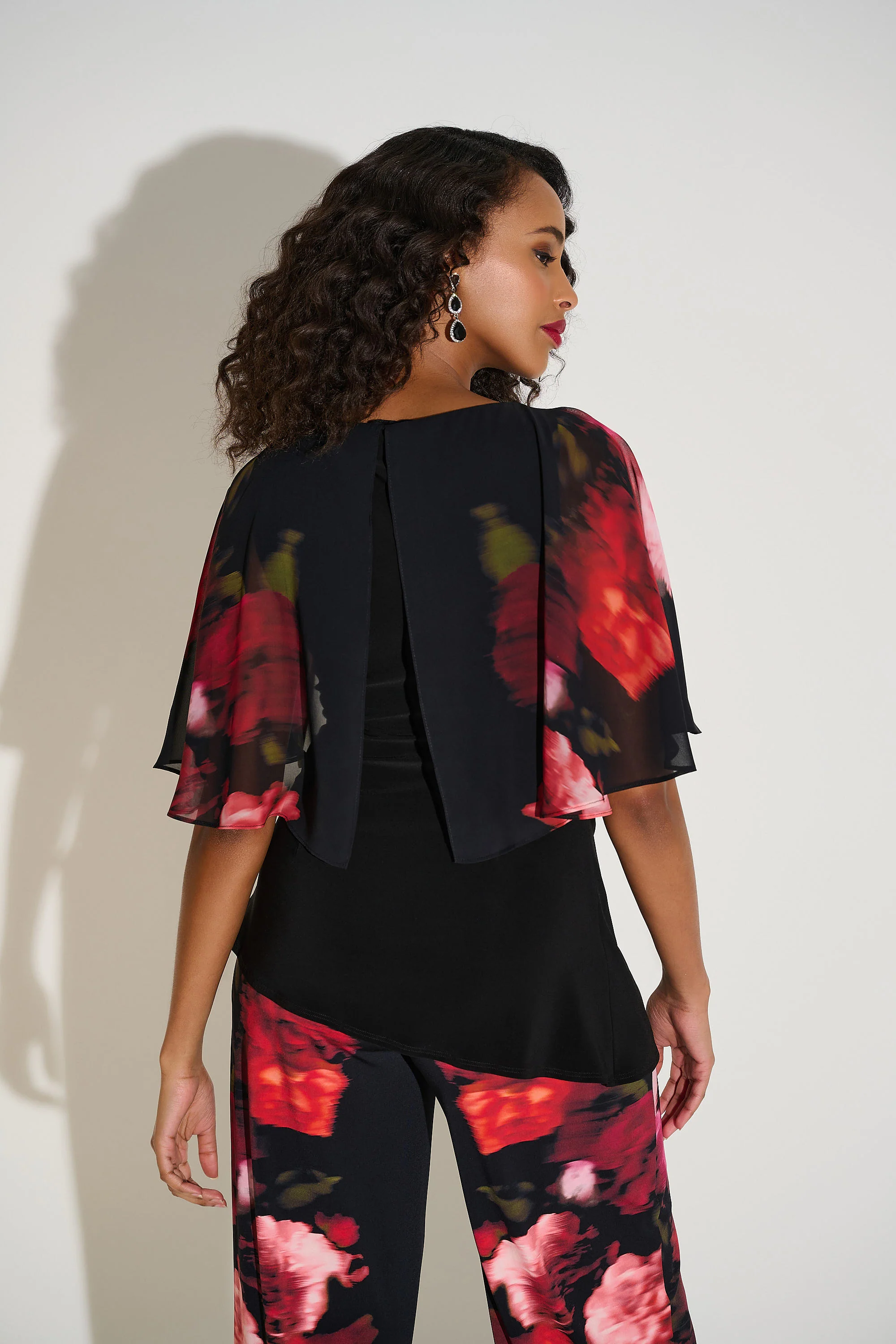 Blouses korte mouw zwart Joseph Ribkoff - Image 2