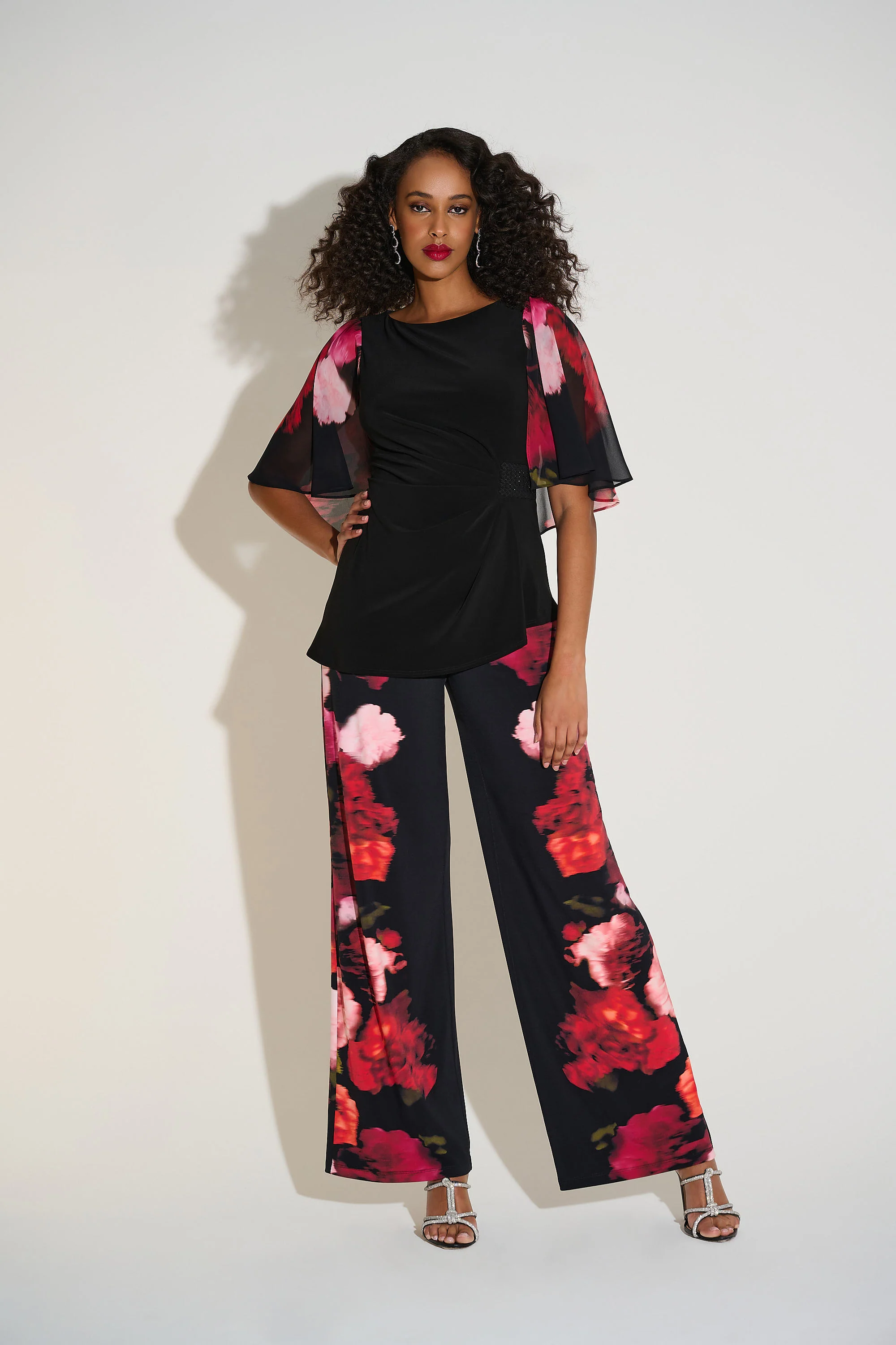 Blouses korte mouw zwart Joseph Ribkoff - Image 3