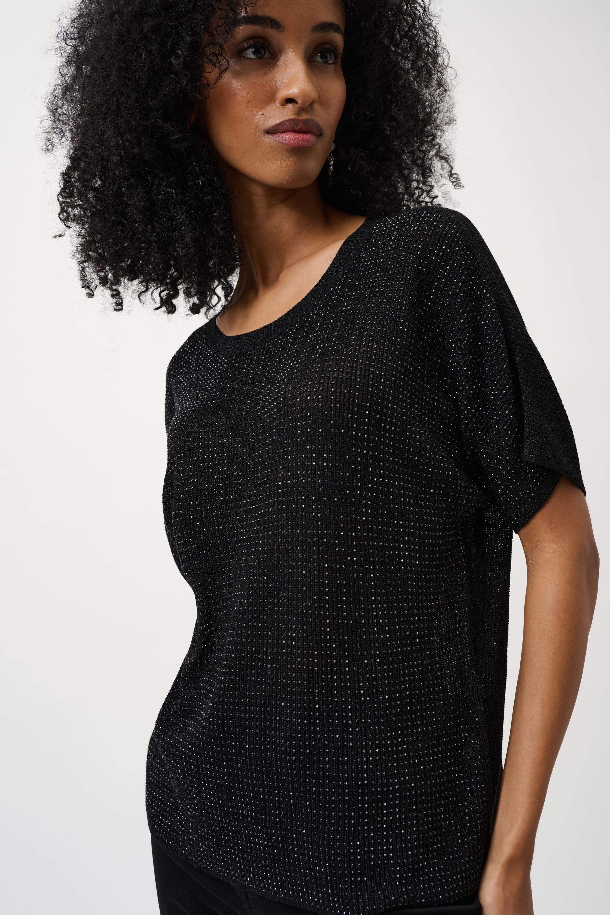 Blouses korte mouw zwart Joseph Ribkoff