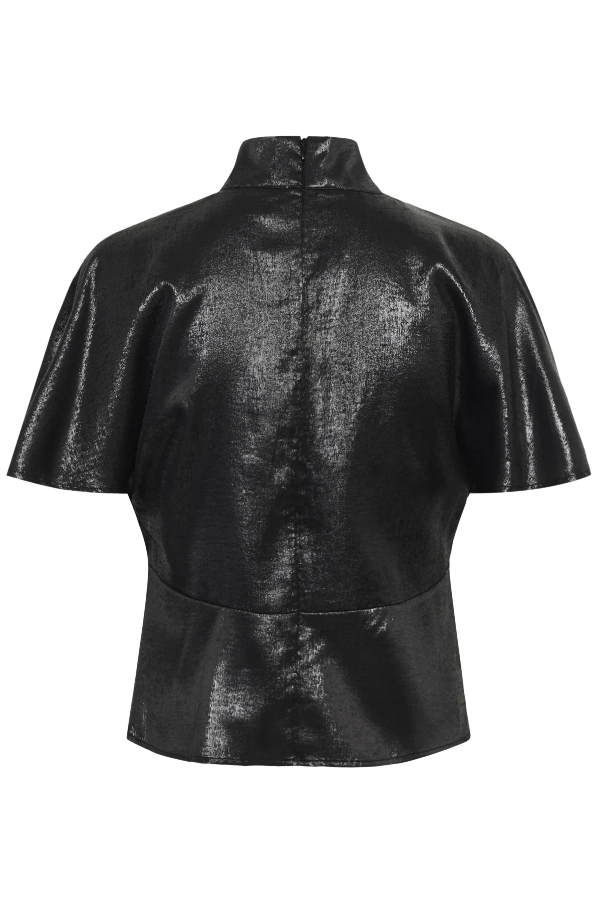 Blouses korte mouw zwart Soaked In Luxury - Image 2