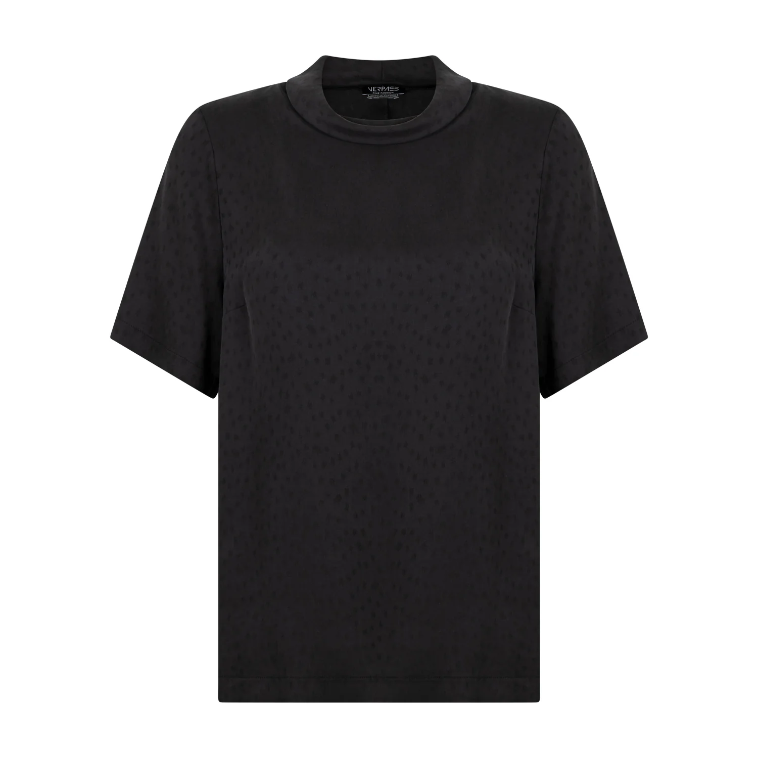 Blouses korte mouw zwart Verpass